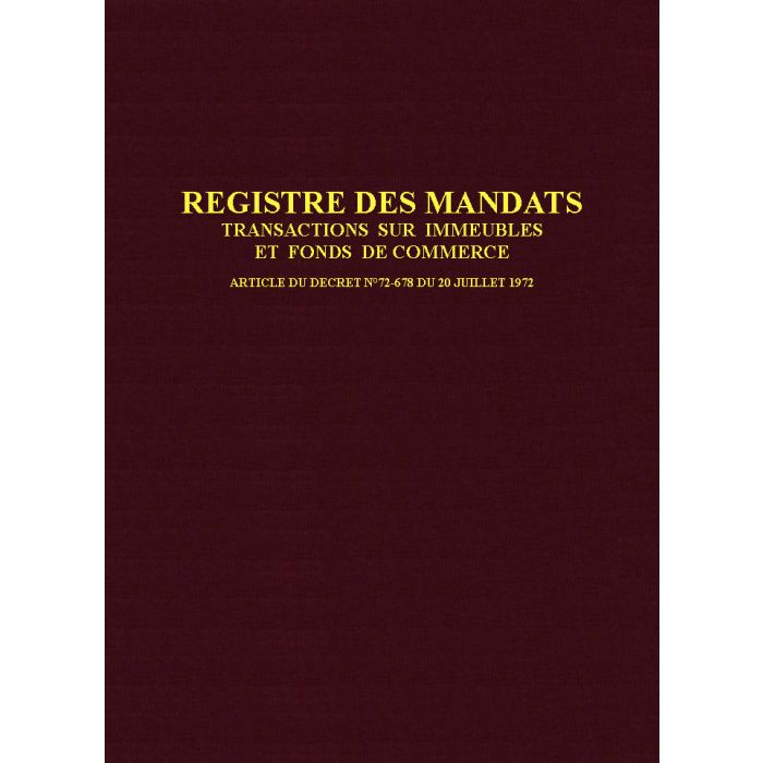 Registre Immobilier