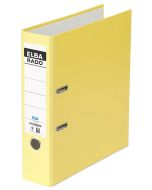 Classeur à levier en PVC - Dos 80 mm - Jaune : ELBA Rado Plast Image