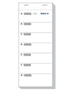 COGIR 11892 : Lot de blocs PIZZA - Carnet autocopiant Dupli - 235 x 95 mm (Restaurant et pizzeria)