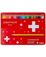 Étui de 30 Crayons de couleurs Swisscolor - Assortiment : CARAN D'ACHE Modèle