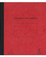 ELVE Position de compte - 210 x 190 mm Registre comptable 1439