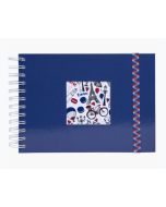 Album photos à spirales - 230 x 160 mm - Bleu : EXACOMPTA French'Class  image