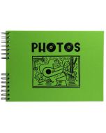 Album photos spirales - 320 x 220 mm - 150 photos - Vert : EXACOMPTA Musicart
