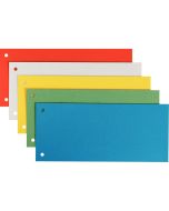 Photo Intercalaires en carton - 240 x 105 mm - Assortiment : LEITZ Lot de 25 - 1679-60-99