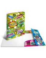 Chemise à rabats A4 - Motifs Comics HERMA