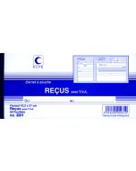 RECUS AVEC TVA Carnet à souche ELVE 231