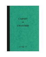 ELVE : Carnet de chantier Hebdomadaire / 7 jours 2438 (Gestion du personnel)