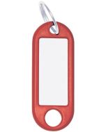 Lot de 10 Porte-clés - Rouge : WEDO Visuel