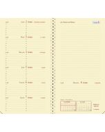 Agenda 2024/2025 - Italnote - 88 x 170 mm - Noir QUO VADIS carnet