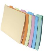 EXACOMPTA 770000E Chemises à soufflet dos toilé - Assortiment de couleurs (Papier recyclé) exemple
