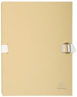 EXACOMPTA : Lot de 10 chemises toilées à sangle - Mastic 370E