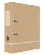 Photo Classeur à levier - Dos 80 mm - Beige OXFORD Touareg