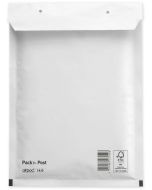 Pochettes d'expédition molletonnées - Blanc - 200 x 275 mm : MAIL MEDIA Lot de 100 Visuel