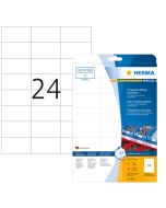 Étiquettes adhésives plastifiées - 70 x 37 mm - Très résistantes HERMA 4695