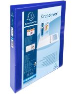 51842BE EXACOMPTA : Classeurs personnalisables avec 3 pochettes - Bleu - Dos de 44 mm