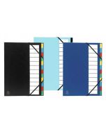 55330E EXACOMPTA Trieur avec élastiques Assortiment photo