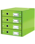 Photo Boite de classement WOW - 4 tiroirs - Vert LEITZ