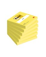 Notes adhésives - Jaune - 76 x 76 mm POST-IT