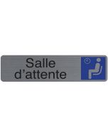 Plaque adhésive de signalisation - Salle d'attente : EXACOMPTA image