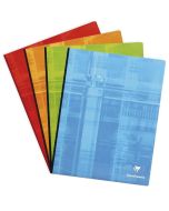 CLAIREFONTAINE 69341C : Cahier broché couverture pelliculée - 192 pages à grands carreaux - 240 x 320 mm