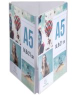 Chevalet Triptyque - A5 - Cristal : EXACOMPTA Office image