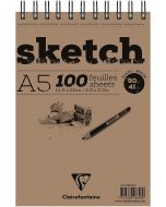 Bloc pour Croquis A5 : CLAIREFONTAINE Sketch