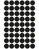 Photo Pastilles adhésives 12 mm - Noir AVERY Étiquettes rondes