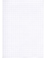 Lot de 100 Fiches Bristol A4 - 297 x 210 mm - Blanc quadrillé ELVE B29713 blanc