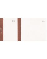 Carnet de bloc vendeur Marron 7038 Tickets Cogir