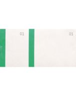 BLOC Vendeur Carnet de 1000 tickets Verts avec coupon détachable Cogir 7034