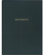 ELVE : Registre -  Décisions - D72 Procès verbal