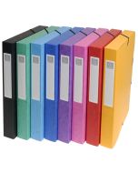 Boîte de classement Carte lustrée - Dos 25 mm - Assortiment EXACOMPTA Modèle