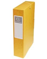Boîte de classement Carte lustrée - Dos 60 mm - Jaune EXACOMPTA Image