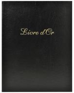 Livre d'or - Cuir Alpille - Noir - 260 x 220 mm EXACOMPTA Image