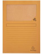 Lot de 100 Chemises à fenêtre - Orange : EXACOMPTA Forever Image