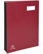 24244E EXACOMPTA : Parapheur Direction - 24 compartiments - Bordeaux photo