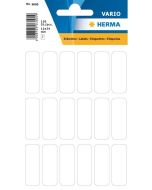 HERMA Lot de 126 étiquettes adhésives - 12 x 34 mm - Blanc