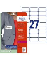 AVERY : Lot de 540 badges adhésifs pour textile L4784-20.FR