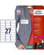 AVERY : Lot de 540 badges adhésifs pour textile L4784-20.FR