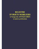 Livre de police obligatoire pour antiquaires, brocanteurs 1413 ELVE