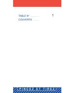 Bloc MAITRE D'HOTEL Commande Restaurant - 150 x 85 mm 2232 ELVE Modèle