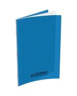 Photo Cahier Séyès / Grands carreaux Bleu - Polypro - 96 pages - 210 x 297 mm CONQUERANT :