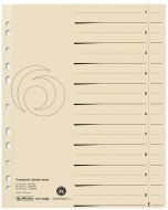 ELBA : Intercalaires en carton - 240 x 300 mm - Bleu