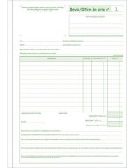 DEVIS / OFFRES DE PRIX 13146E : Manifolds autocopiants Tripli - 297 x 210 mm Exacompta