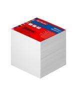 Photo Bloc notes cube de feuilles - Blanc - 90 x 90 mm : HERLITZ 146225