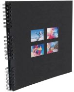 Photo Album photos à spirales - 320 x 320 mm - Noir EXACOMPTA Milano