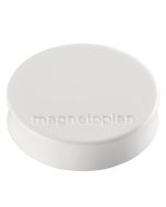 Photo Aimants ronds Ergo - 30 mm - Blanc MAGNETOPLAN 1664000