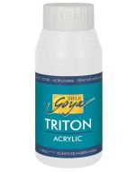 Photo Peinture acrylique Triton Acryl Basic - 750 ml - Blanc C. KREUL flacon