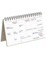 Photo Agenda perpétuel horizontal - 240 x 140 mm LECAS Desk Planner