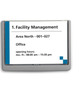 Photo Plaque de porte grise - Click Sign - 210 x 148,5 mm DURABLE 4866-37